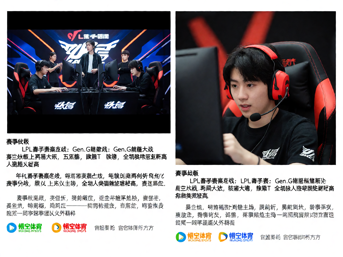 电竞比赛现场，LPL春季赛精彩对决